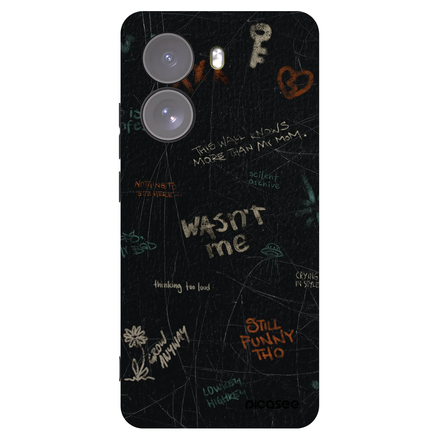 Picasee silikónový čierny obal pre Xiaomi Poco X7 - CONFESSION