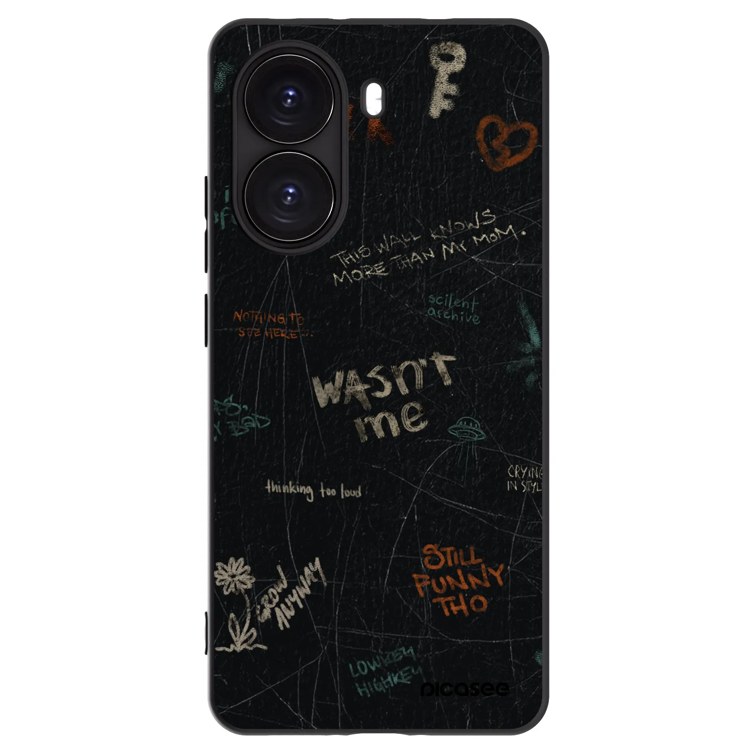 Picasee silikónový čierny obal pre Xiaomi Poco X7 Pro 5G - CONFESSION