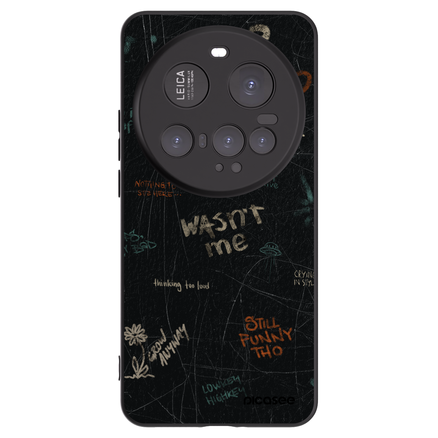 Picasee silikónový čierny obal pre Xiaomi 15 Ultra - CONFESSION