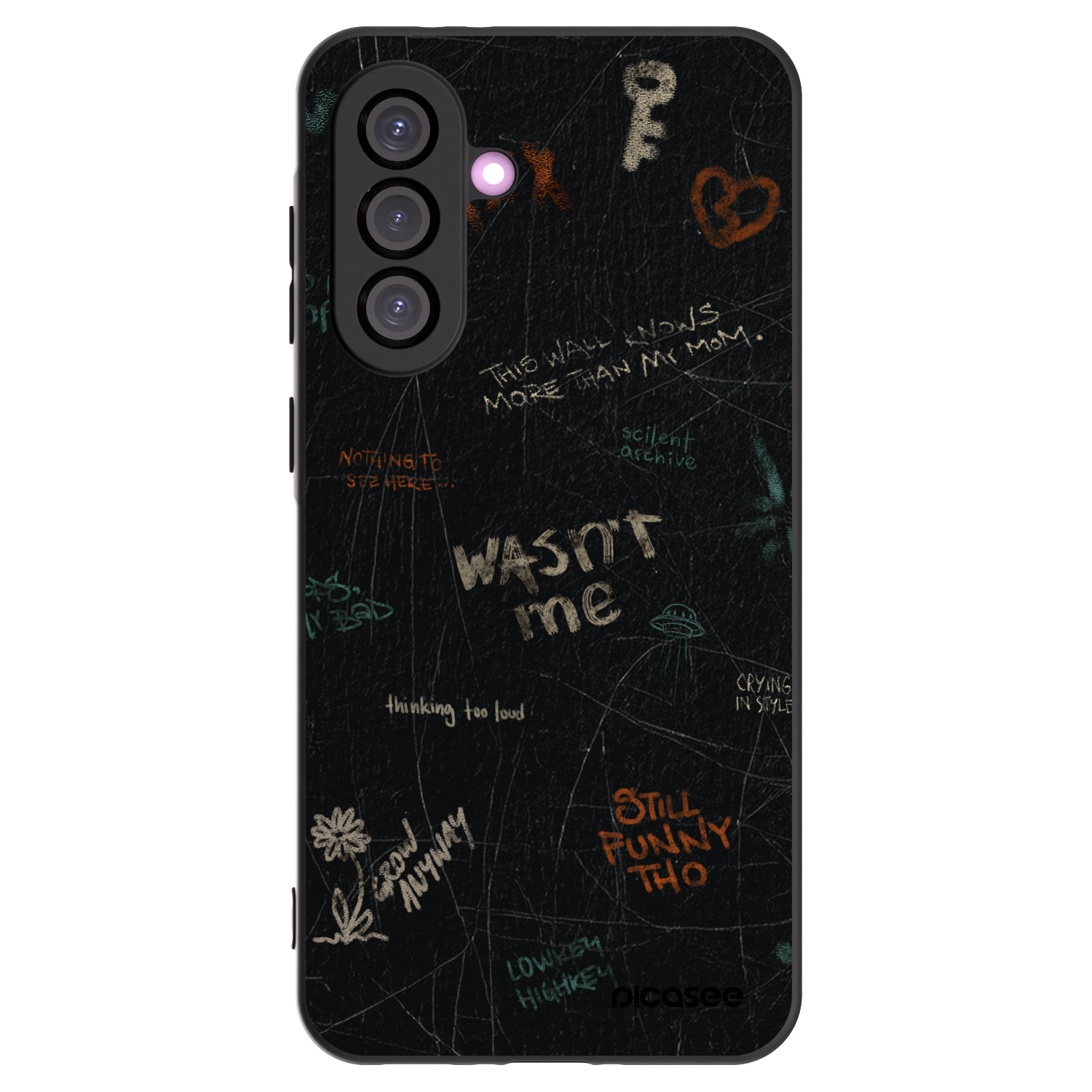 Picasee silikónový čierny obal pre Samsung Galaxy A36 5G - CONFESSION