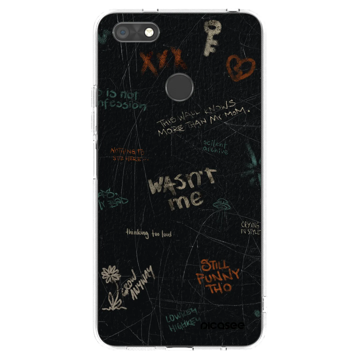 Picasee silikónový prehľadný obal pre Huawei P9 Lite Mini - CONFESSION