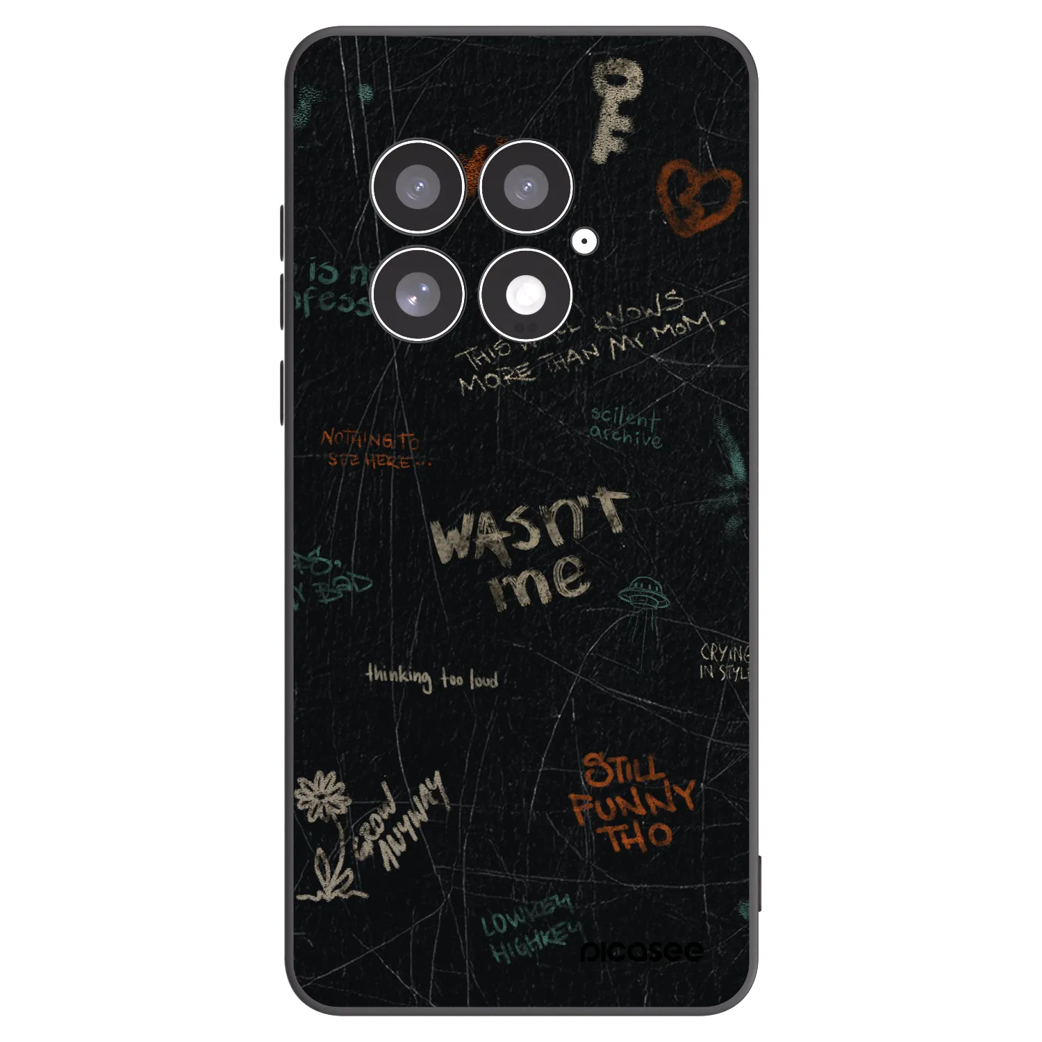 Picasee silikónový čierny obal pre OnePlus 13 5G - CONFESSION