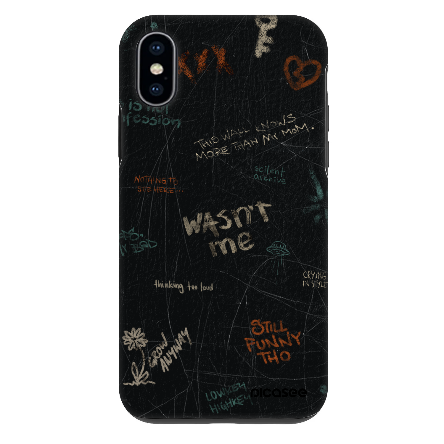Picasee Fashion Case pre Apple iPhone X/XS - CONFESSION