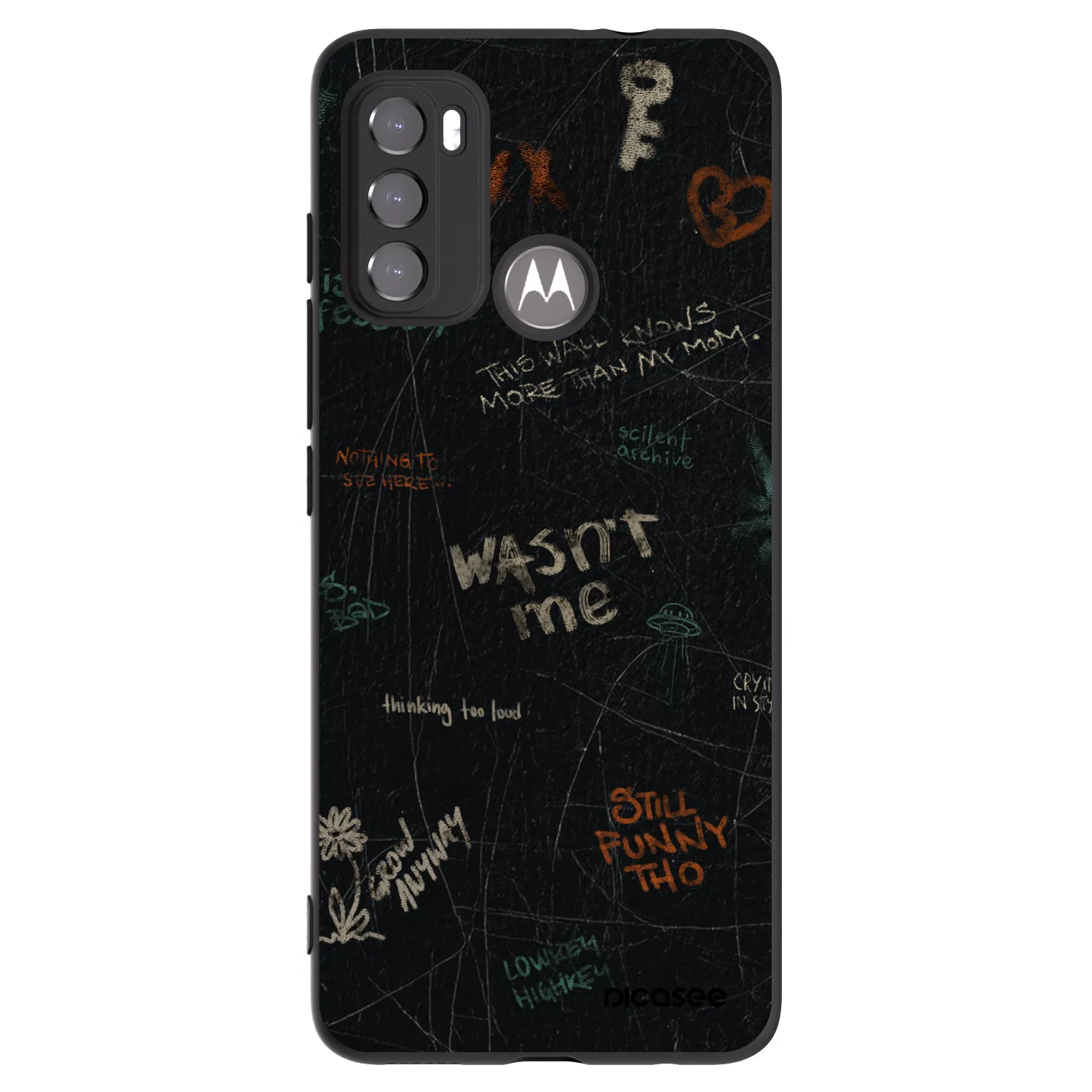 Silikónový čierny obal pre Motorola Edge 60 5G - CONFESSION