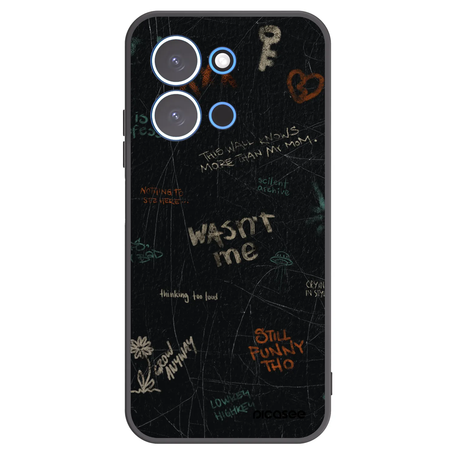 Picasee silikónový čierny obal pre Xiaomi Redmi 15C 4G - CONFESSION