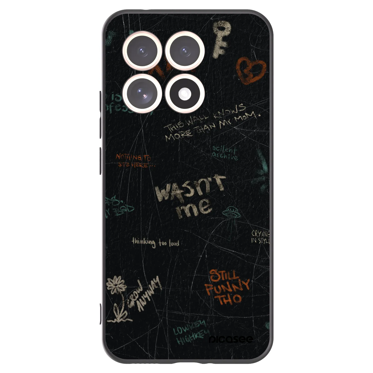 Picasee silikónový čierny obal pre Xiaomi 15T - CONFESSION