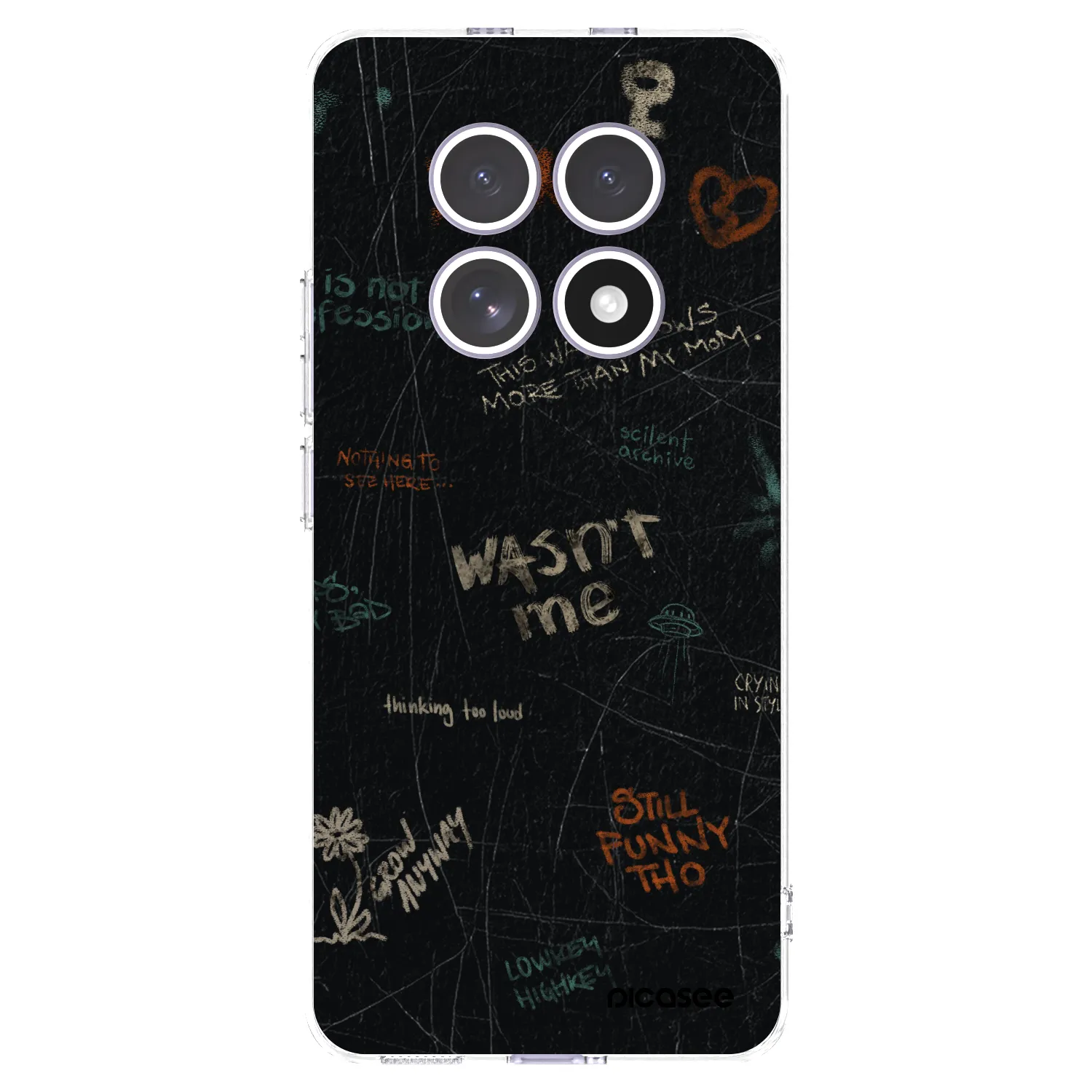 Picasee silikónový prehľadný obal pre Xiaomi Redmi Note 15 - CONFESSION