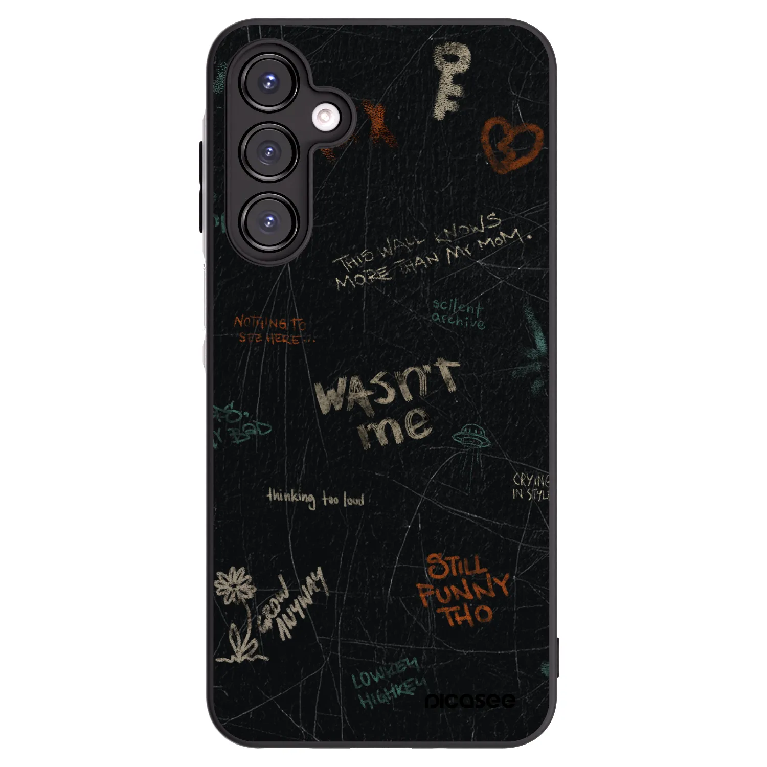 Picasee silikónový čierny obal pre Samsung Galaxy A16 4G - CONFESSION