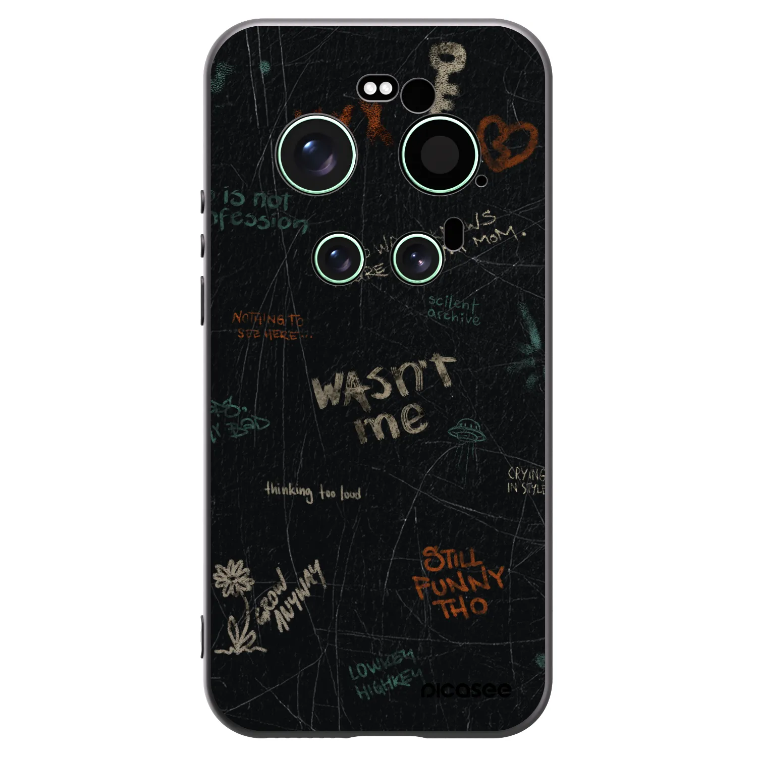 Picasee silikónový čierny obal pre Xiaomi 17 Ultra - CONFESSION