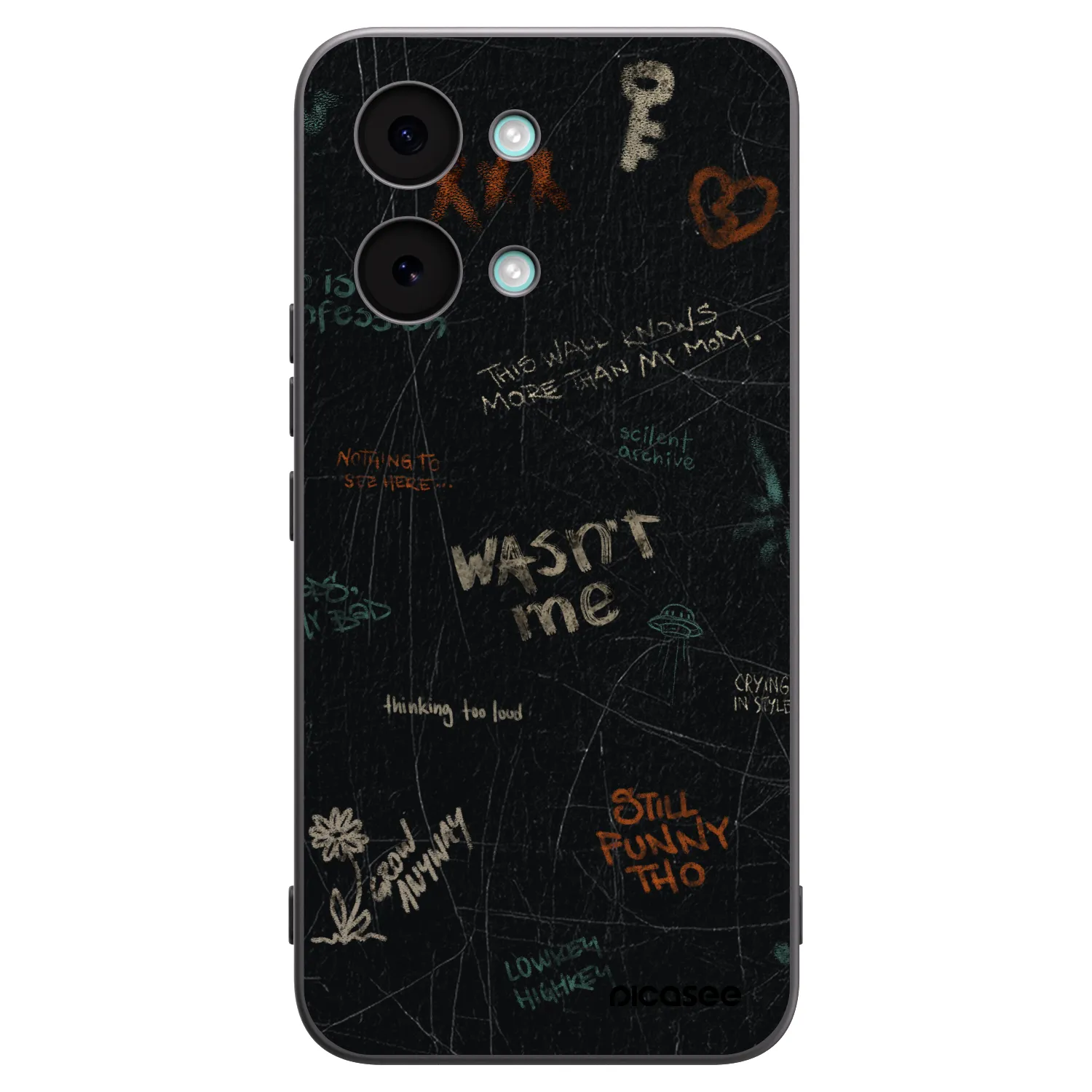 Picasee silikónový čierny obal pre Xiaomi Poco X8 Pro Max - CONFESSION
