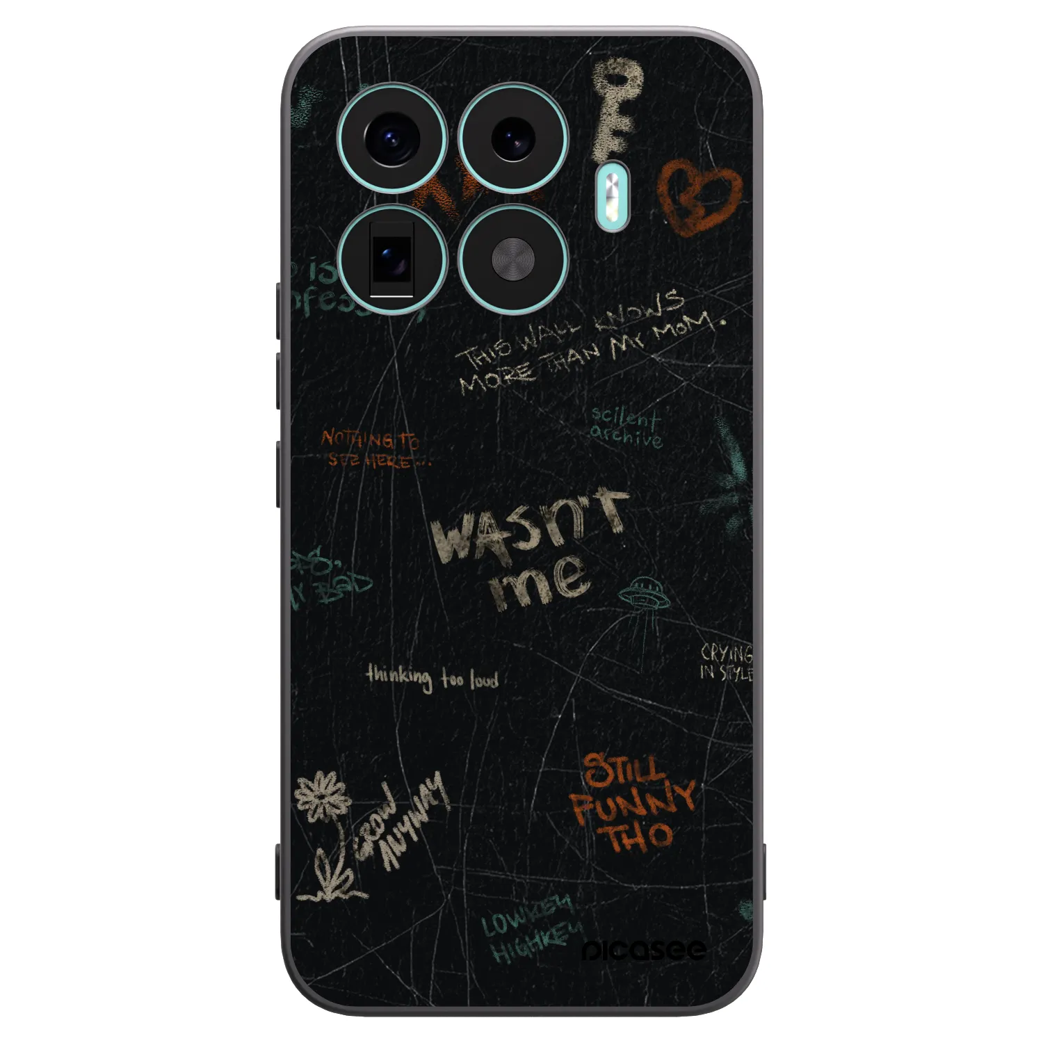 Picasee silikónový čierny obal pre Xiaomi 17T Pro - CONFESSION