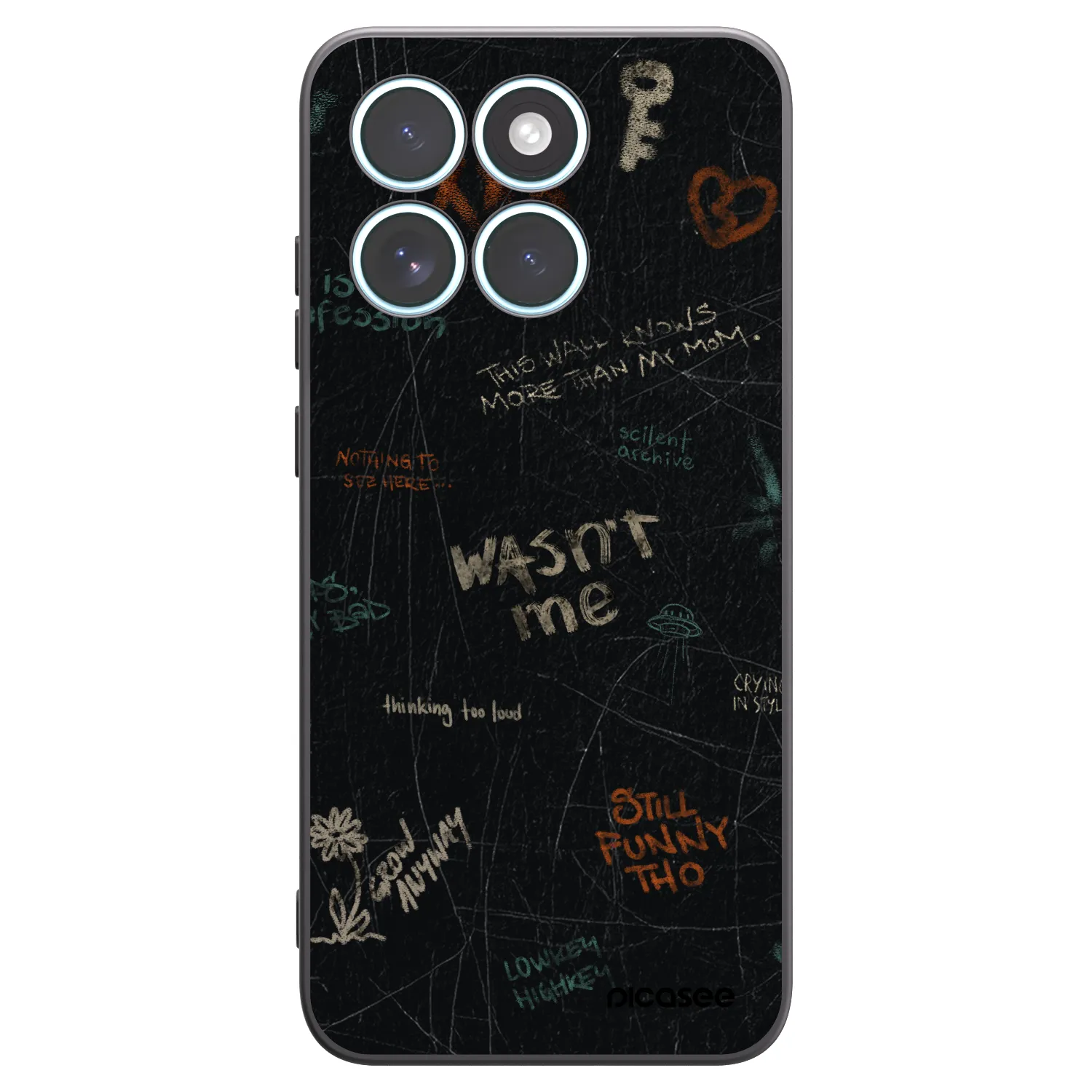 Picasee silikónový čierny obal pre Motorola Edge 70 Fusion - CONFESSION