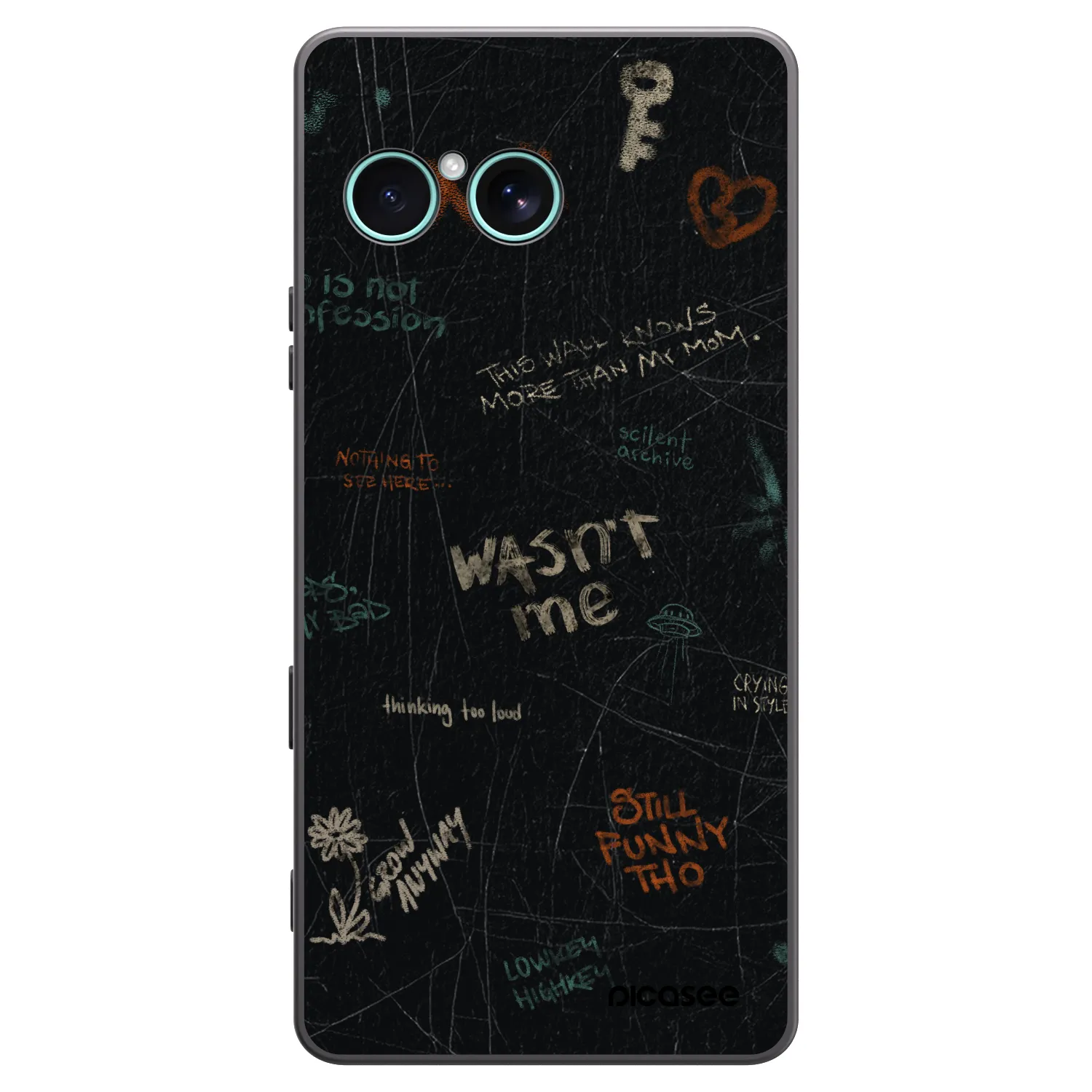 Picasee silikónový čierny obal pre Sony Xperia 10 VII - CONFESSION