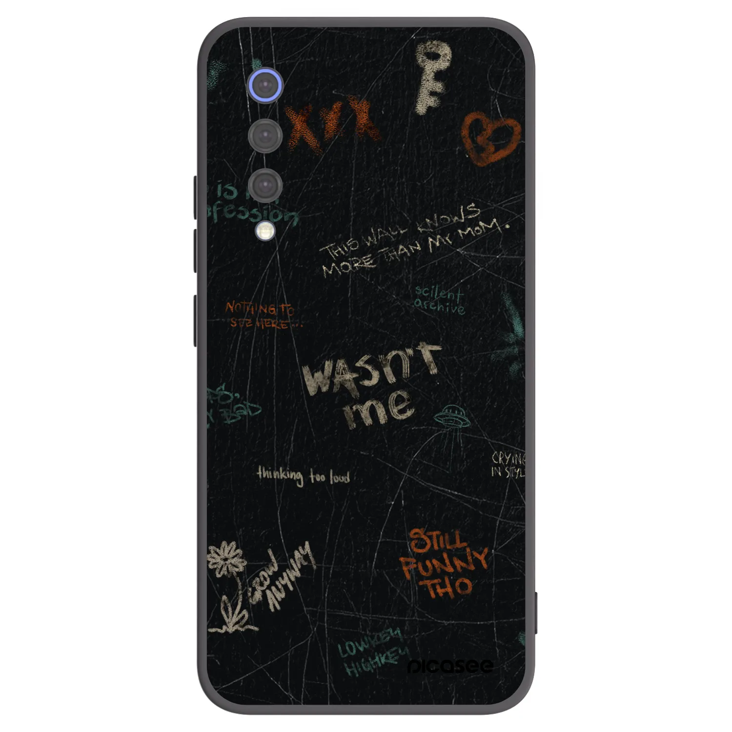 Picasee silikónový čierny obal pre Xiaomi Mi 9 SE - CONFESSION