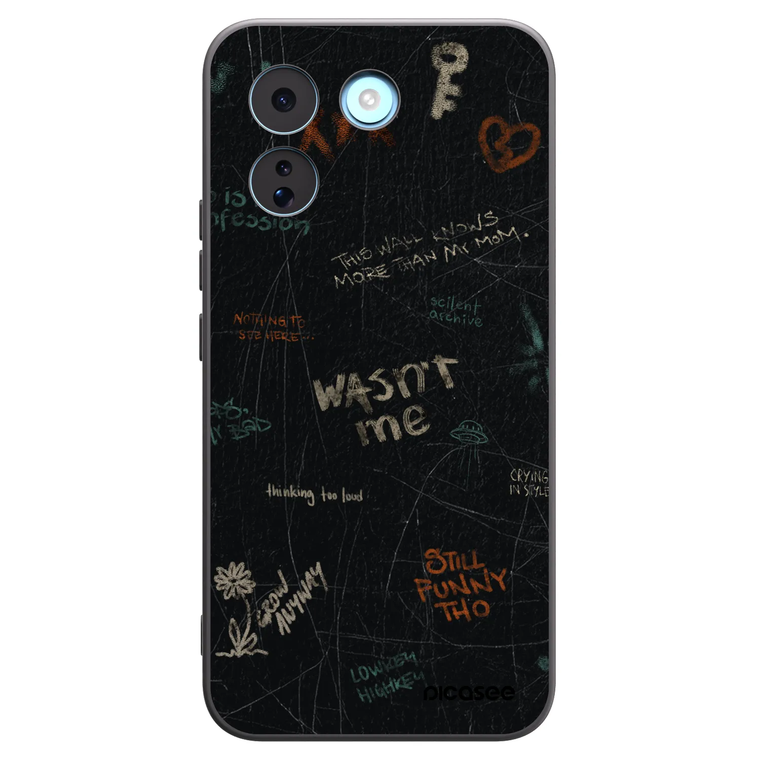 Picasee silikónový čierny obal pre Xiaomi Redmi Note 17 Pro MAX 5G - CONFESSION