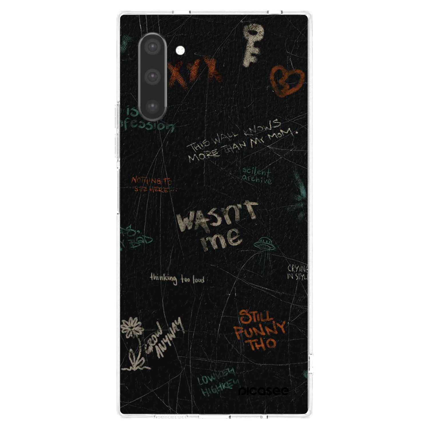Picasee silikónový prehľadný obal pre Samsung Galaxy Note 10 N970F - CONFESSION