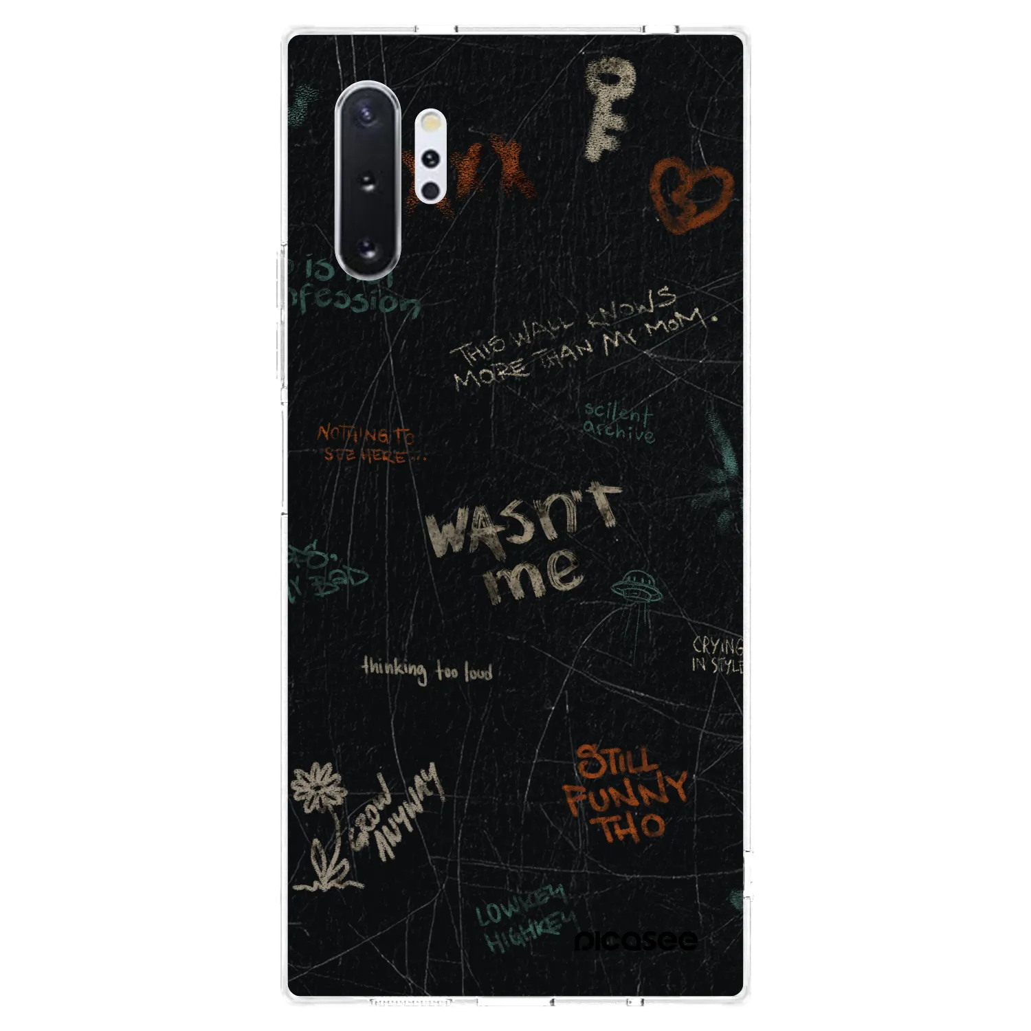 Picasee silikónový prehľadný obal pre Samsung Galaxy Note 10+ N975F - CONFESSION