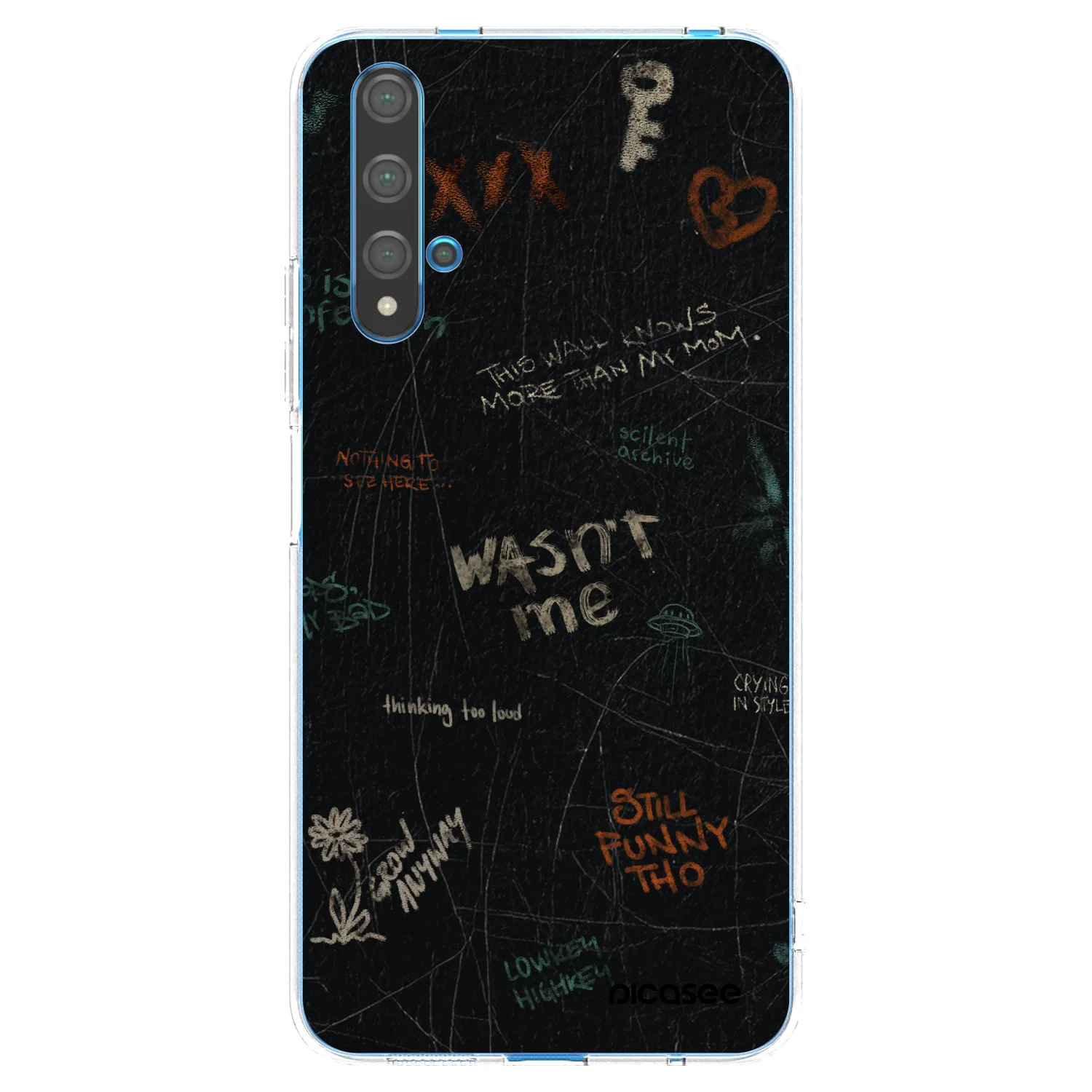 Picasee silikónový prehľadný obal pre Huawei Nova 5T - CONFESSION