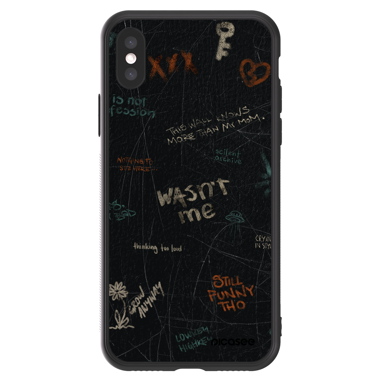 Picasee ULTIMATE CASE pro Apple iPhone X/XS - CONFESSION