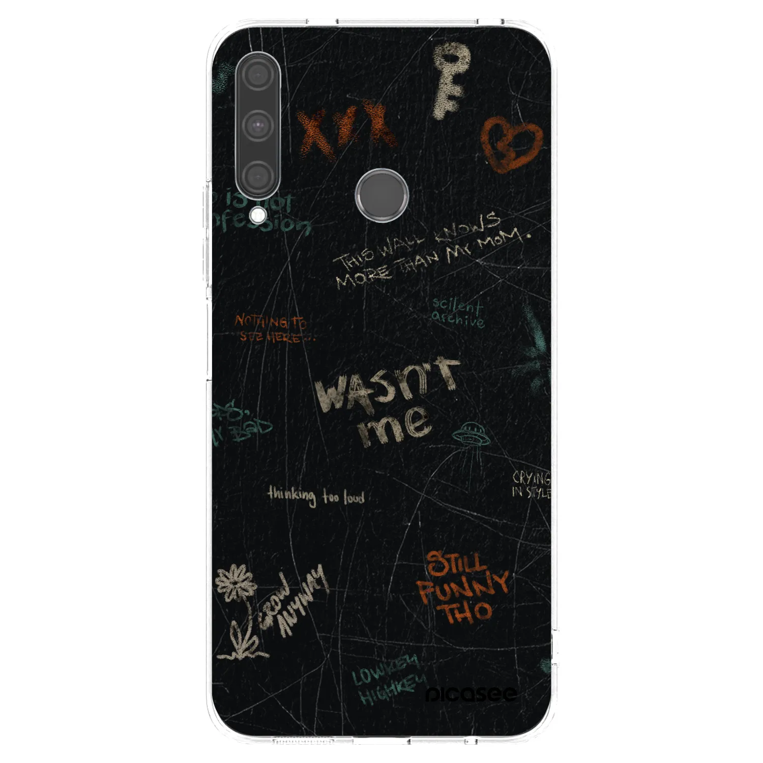 Picasee silikónový prehľadný obal pre Huawei P40 Lite E - CONFESSION
