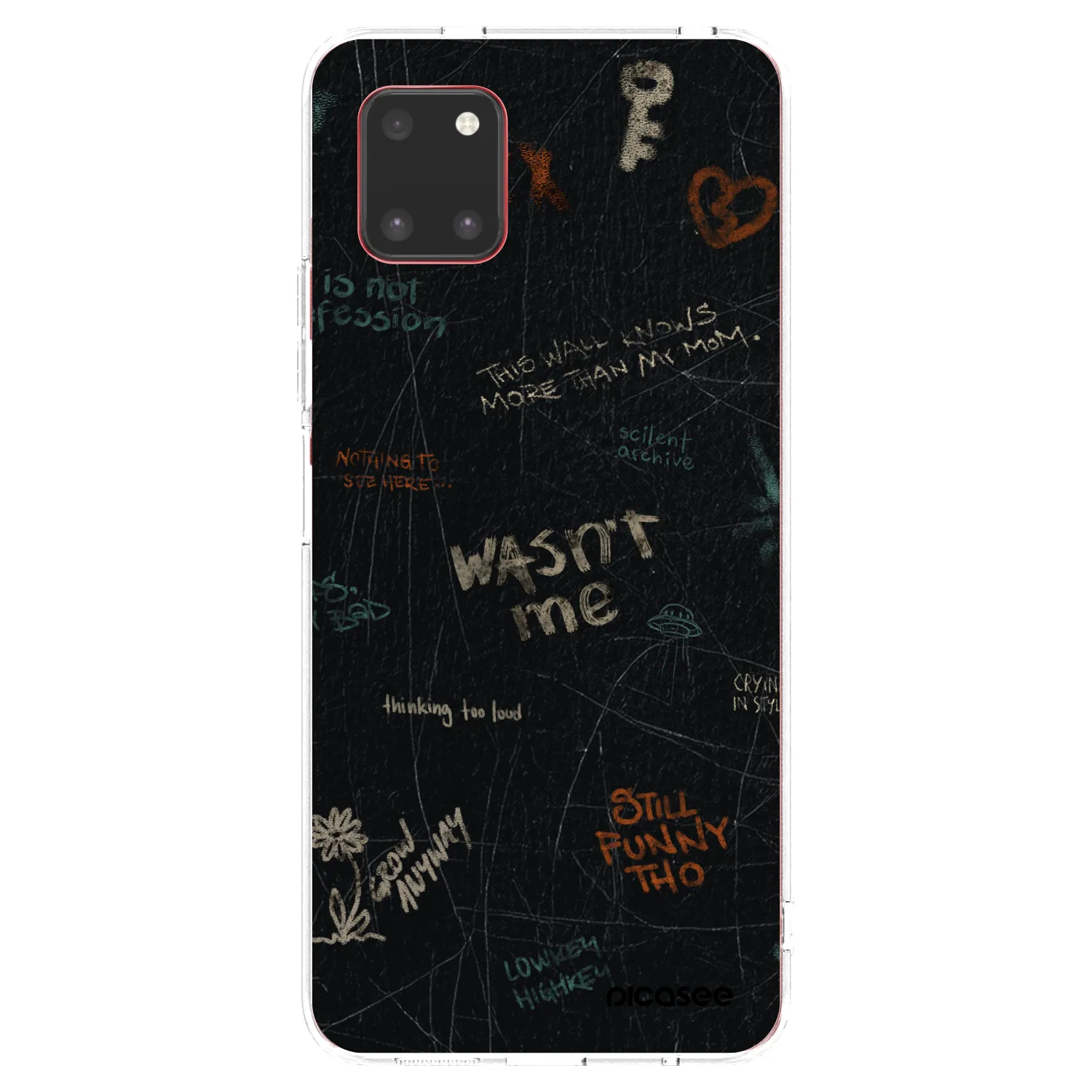 Picasee silikónový prehľadný obal pre Samsung Galaxy Note 10 Lite N770F - CONFESSION