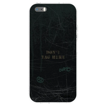 Picasee silikónový prehľadný obal pre Apple iPhone 5/5S/SE - DON´T TAG