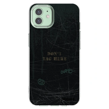 Picasee silikónový prehľadný obal pre Apple iPhone 12 - DON´T TAG