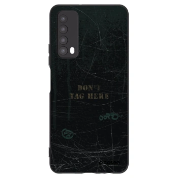Picasee silikónový čierny obal pre Huawei P Smart 2021 - DON´T TAG