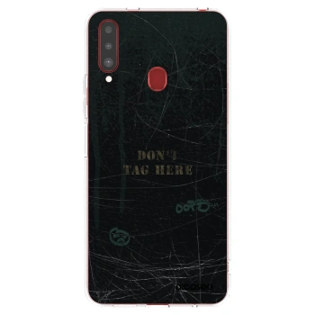 Picasee silikónový prehľadný obal pre Samsung Galaxy A20s - DON´T TAG