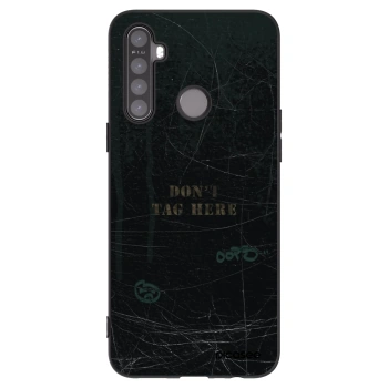 Picasee silikónový čierny obal pre Realme 5 - DON´T TAG