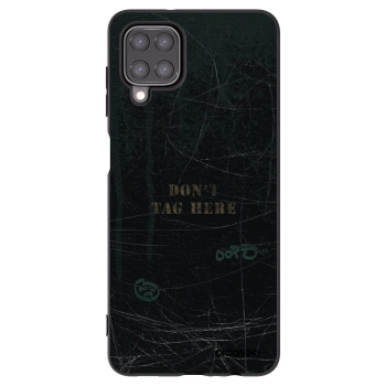 Picasee silikónový čierny obal pre Samsung Galaxy A12 A125F - DON´T TAG