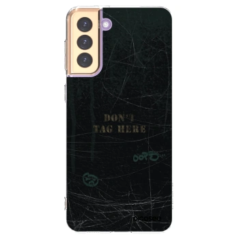 Picasee silikónový prehľadný obal pre Samsung Galaxy S21+ 5G G996F - DON´T TAG