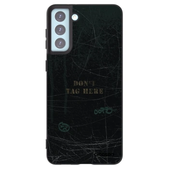 Picasee silikónový čierny obal pre Samsung Galaxy S21+ 5G G996F - DON´T TAG