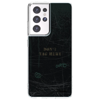 Picasee silikónový prehľadný obal pre Samsung Galaxy S21 Ultra 5G G998B - DON´T TAG