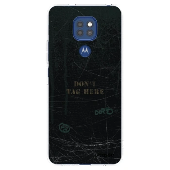 Picasee silikónový prehľadný obal pre Motorola Moto G9 Play - DON´T TAG