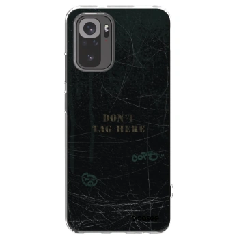 Picasee silikónový prehľadný obal pre Xiaomi Redmi Note 10 - DON´T TAG