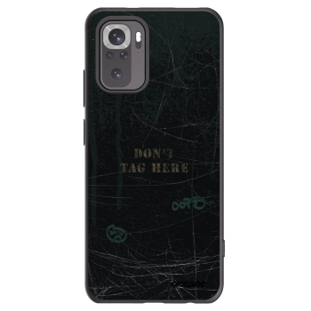 Picasee silikónový čierny obal pre Xiaomi Redmi Note 10 - DON´T TAG