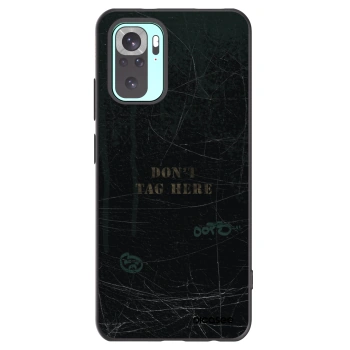Picasee silikónový čierny obal pre Xiaomi Redmi Note 10 Pro - DON´T TAG