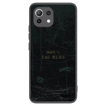 Picasee silikónový čierny obal pre Xiaomi Mi 11 Lite - DON´T TAG