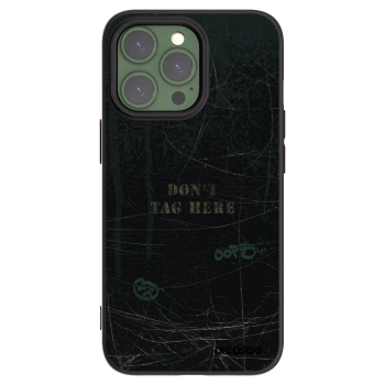 Picasee silikónový čierny obal pre Apple iPhone 13 Pro - DON´T TAG