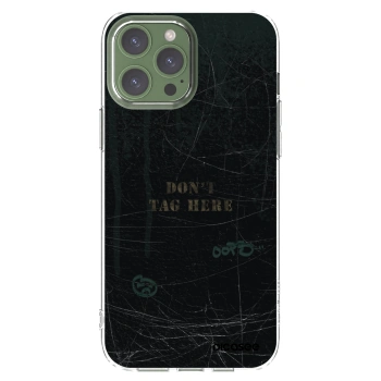Picasee silikónový prehľadný obal pre Apple iPhone 13 Pro Max - DON´T TAG