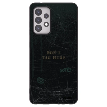 Picasee silikónový čierny obal pre Samsung Galaxy A52s 5G A528B - DON´T TAG