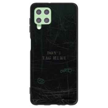 Picasee silikónový čierny obal pre Samsung Galaxy A22 A225F 4G - DON´T TAG