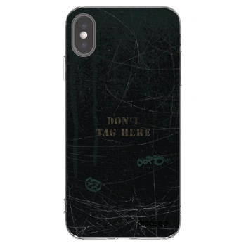 Picasee silikónový prehľadný obal pre Apple iPhone XS Max - DON´T TAG