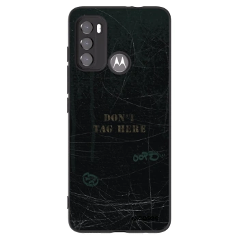 Picasee silikónový čierny obal pre Motorola Moto G60 - DON´T TAG