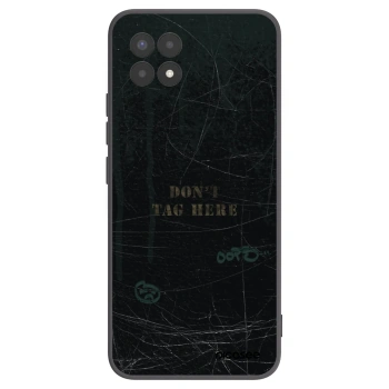Picasee silikónový čierny obal pre Realme 8i - DON´T TAG