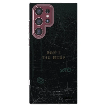 Picasee silikónový prehľadný obal pre Samsung Galaxy S22 Ultra 5G - DON´T TAG