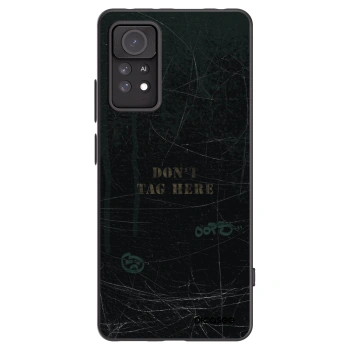 Picasee silikónový čierny obal pre Xiaomi Redmi Note 11 Pro 5G - DON´T TAG