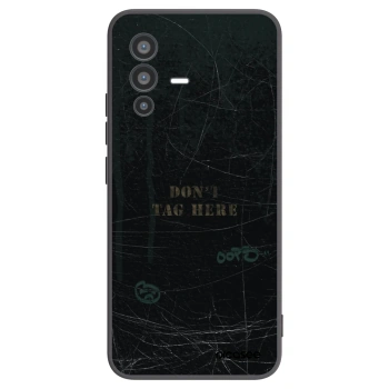 Picasee silikónový čierny obal pre Vivo V23 5G - DON´T TAG