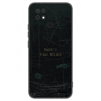 Picasee silikónový čierny obal pre Xiaomi Redmi 10C - DON´T TAG